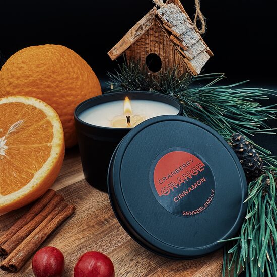 CRANBERRY ORANGE CINNAMON aromātiskā svece